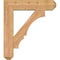 Ekena Millwork Balboa Craftsman Smooth Bracket w/ Offset Brace, Western Red Cedar, 7 1/2"W x 30"D x 34"H BKT0806X30X34BOA04SWR - alternate 3